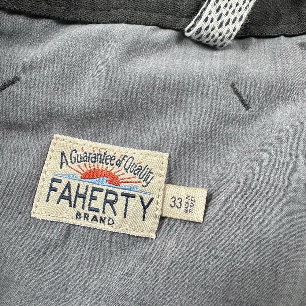 Faherty Gray Performance Flat Front Lightweight P… - image 3
